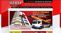 Desktop Screenshot of antalyadaevdenevenakliyat.net